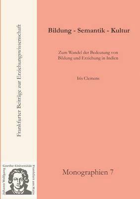 Iris Clemens - Bildung - Semantik - Kultur, Häftad