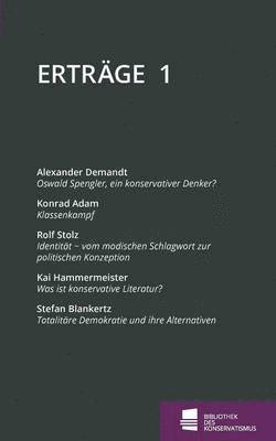 Alexander Demandt, Konrad Adam, Rolf Stolz, Fkbf - Erträge, Häftad