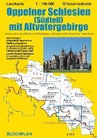 bokomslag Landkarte Oppelner Schlesien (Südteil) mit Altvatergebirge 1:100.000
