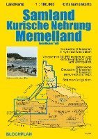 bokomslag Landkarte Samland/Kurische Nehrung/Memelland 1:100 000