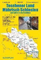 bokomslag Landkarte Teschener Land/Mährisch Schlesien