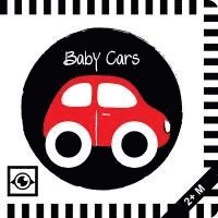 bokomslag Baby Cars: Kontrastbuch für Babys mit Öffnungen · kontrastreiche Bilder angepasst an Babyaugen · Schwarz Weiß Rot Buch für Neugeborene · Mein erstes Bilderbuch · Montessori Buch