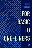 Holger Weßling, Martin Roscher - FOR BASIC TO ONE-LINERS, Häftad