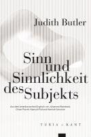 Judith Butler - Sinn und Sinnlichkeit des Subjekts, Häftad