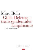 bokomslag Gilles Deleuze - Transzendentaler Empirismus