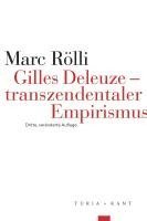 bokomslag Gilles Deleuze - Transzendentaler Empirismus