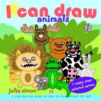 bokomslag I can draw animals: a step-by-step guide on how to draw animals for kids