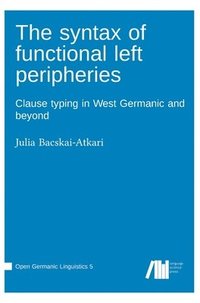 bokomslag syntax of functional left peripheries