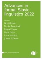 bokomslag Advances in Formal Slavic Linguistics 2022