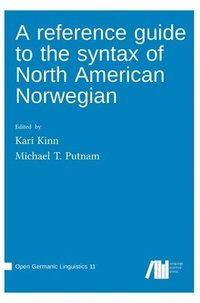 bokomslag reference guide to the syntax of North American Norwegian