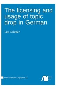 bokomslag licensing and usage of topic drop in German