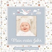 Lisa Wirth - Babyalbum mit Fensterausschnitt für das 1. Lebensjahr zum Eintragen der schönsten Momente und Erinnerungen mit Platz für Fotos | genderneutral für Jungen und Mädchen, Inbunden