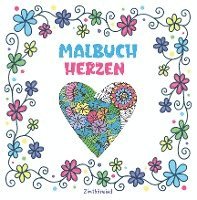 bokomslag Mandala Malbuch für Erwachsene und Kinder ab 10 Jahren mit Blumen und Herzen