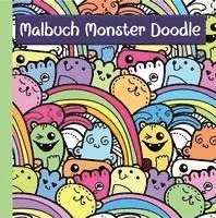 Monster Malbuch mit lustigen Doodle Motiven für Kinder ab 7 Jahren und Jugendliche - ideale Beschäftigung zur Konzentration und Entspannung 1