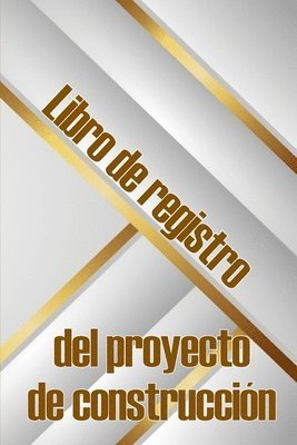 bokomslag Libro de registro del proyecto de construccin