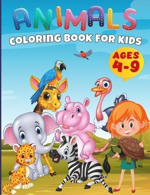 bokomslag Baby Animals Coloring Book Toddlers