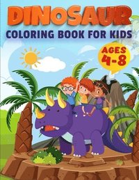 bokomslag Dinosaur Coloring Book For Kids Ages 4-8
