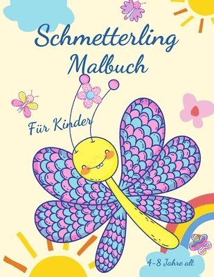 bokomslag Schmetterling-Malbuch fr Kinder von 4-8 Jahren