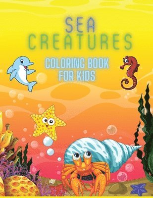 bokomslag Sea Creatures Coloring Book For Kids