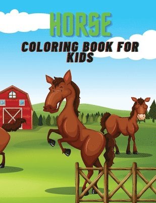 bokomslag Horse Coloring Book for Kids
