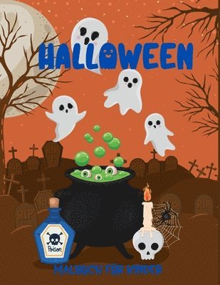 bokomslag Halloween Malbuch fr Kinder