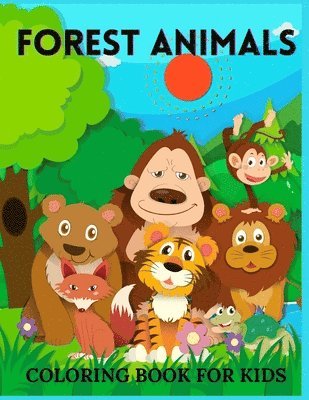 bokomslag Forest Animals Coloring Book For Kids
