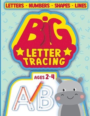 bokomslag BIG Letter Tracing for kids ages 2-4