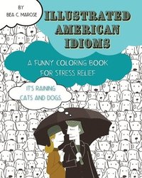 bokomslag Illustrated American Idioms - A Funny Coloring Book for Stress Relief