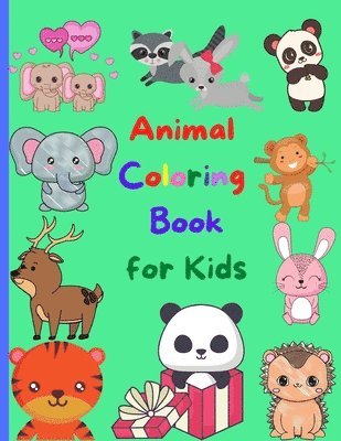 bokomslag Animal Coloring Book for Kids