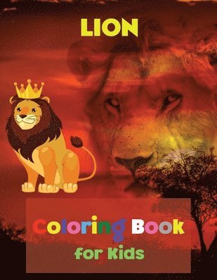 bokomslag LION Coloring Book for Kids