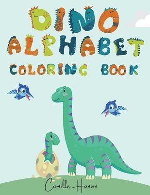 Dino Alphabet Coloring Book 1