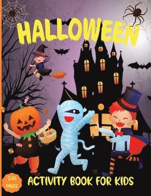 bokomslag Halloween Activity Book for kids