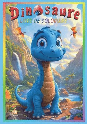 Josef Mickey Müller - Livre de coloriage dinosaure pour enfants de 4 à 8 ans - avec 50 illustrations adorables à colorier, du brontosaure au T-Rex - idéal pour tous les jeunes passionnés de dinos, Häftad