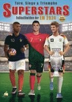 bokomslag Fußball Malbuch - Tore, Siege & Triumphe SUPERSTARS Fußballhelden der EM 2024 - ab 8 Jahren mit 60 Ausmalbildern