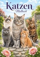 Josef Mickey Müller - Katzen Malbuch für Kinder ab 8 Jahren und Erwachsene mit 50 detailreichen Ausmalmotiven, Häftad