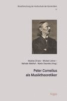 bokomslag Peter Cornelius als Musiktheoretiker