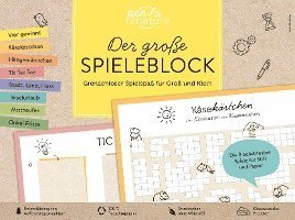 bokomslag Der große Spieleblock. Umweltfreundlicher Spielspaß für Groß und Klein