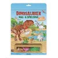 bokomslag TRÖTSCH - Malbuch Dinosaurier Mal- und Spielspaß S1 Malbuch mit Spielzeug| Ab 3 Jahren