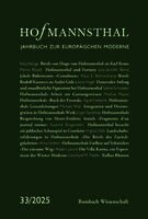 Maximilian Bergengruen, Alexander Honold, Ursula Renner - Hofmannsthal. Jahrbuch zur europäischen Moderne 33 | 2025, Häftad