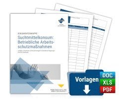 Forum Verlag Herkert Gmbh, Maria Dimartino, Kim Kleinert, Christine Lendt - Dokumentenmappe Suchtmittelkonsum: Betriebliche Arbeitsschutzmaßnahmen, Häftad