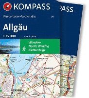bokomslag Allgäu pocket atlas + walking maps