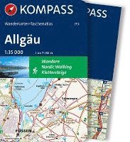KOMPASS Wanderkarten-Taschenatlas Allgäu 1:35.000 1