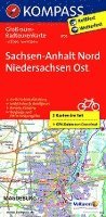 KOMPASS Großraum-Radtourenkarte 3705 Sachsen-Anhalt Nord - Niedersachsen Ost 1:125.000 1