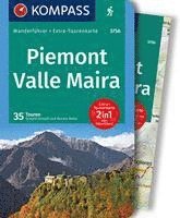 bokomslag KOMPASS Wanderführer Piemont, Valle Maira, 35 Touren