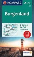 bokomslag KOMPASS Wanderkarten-Set 227 Burgenland (2 Karten) 1:50.000