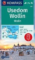 bokomslag KOMPASS Wanderkarte 738 Insel Usedom - Insel Wollin/Wolin 1:50.000