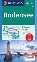 bokomslag KOMPASS Wanderkarten-Set 11 Bodensee (2 Karten) 1:35.000