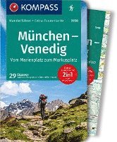 bokomslag KOMPASS Wanderführer München, Venedig, Vom Marienplatz zum Markusplatz, 29 Etappen