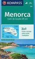 bokomslag KOMPASS Wanderkarte 243 Menorca 1:50.000