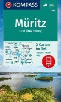 bokomslag KOMPASS Wanderkarten-Set 855 Müritz und Umgebung (2 Karten) 1:50.000